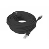 Network cable LANBERG Cat5e PCU5-10CC-1500-BK RJ-45 to RJ-45 15 m Black U/UTP