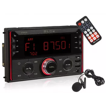 2DIN car radio BLOW AVH-9620 double-DIN in-dash head unit with Bluetooth 5.0, USB Type-A, 2.8 inch display, 4×60W RMS