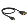 Video Cable Adapter DeLOCK 85651 0.5m HDMI Type A DVI Black