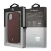 Mercedes MEHCP13SPSQRE iPhone 13 mini 5,4 Red/red hardcase Leather Stars Pattern