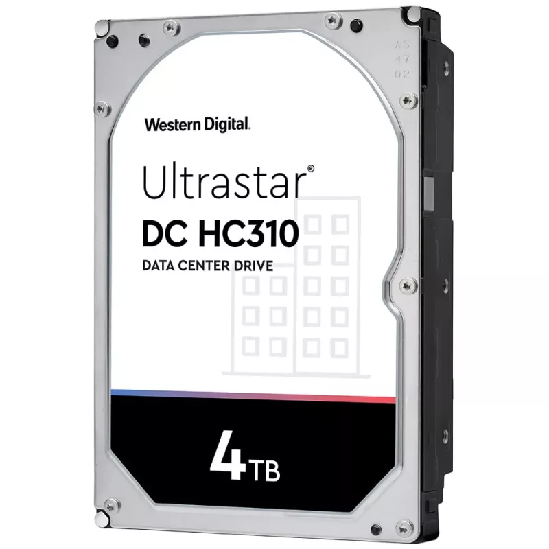 Western Digital Ultrastar DC HC310 4 TB 3.5 SATA III 7200 RPM 256 MB Hard Drive, HUS726T4TALE6L4
