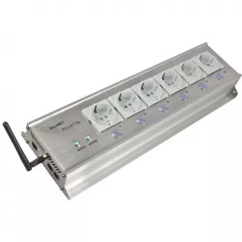 Power strip ALLNET ALL4176 6-socket with power meter for desktop and 19 inch rack