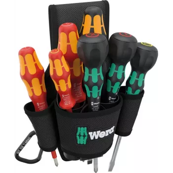 Straight screwdriver Wera 9621 8 pieces 240 mm x 70 mm