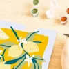Ravensburger CreArt painting kit – Lemons (design 25515) for canvas painting projects