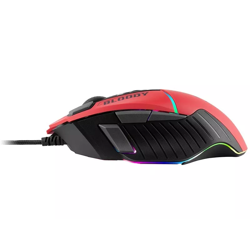 Gaming mouse A4Tech Bloody W95Max — right-hand, wired USB, 12000 DPI, 1 ms, 250 ips, 50M clicks, 146 g