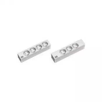 Power Extension Bachmann 333.417 2m 3 AC Outlets Grey