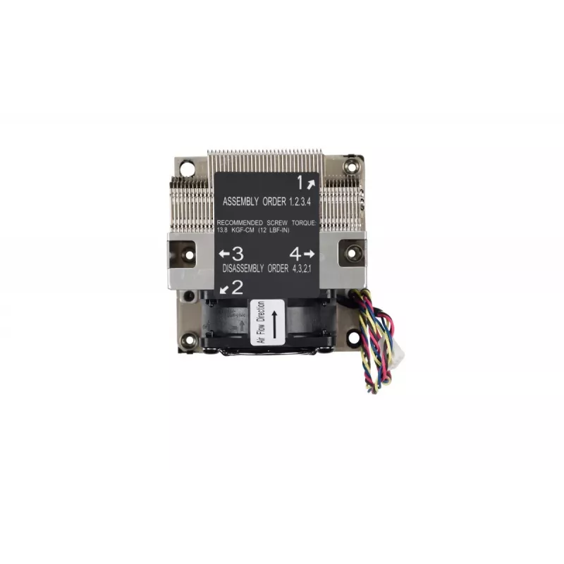 Supermicro SNK-P0068AP4 computer cooling system Processor Air cooler 6 cm Black, Nickel