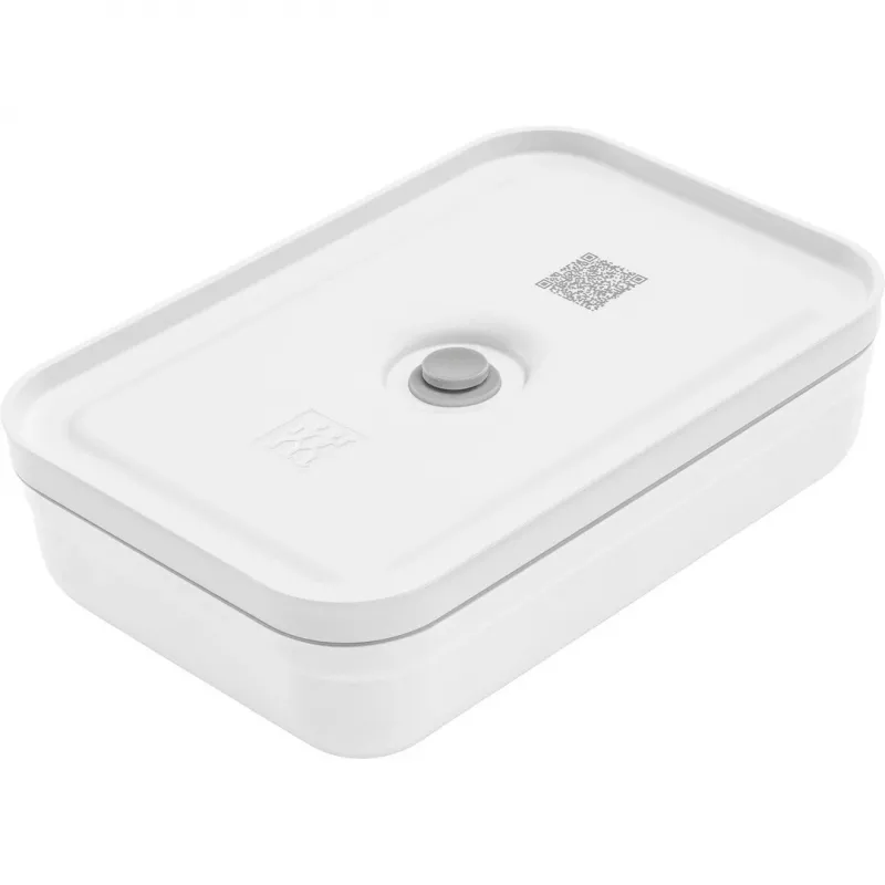 Lunch container ZWILLING FRESH & SAVE 1 L, plastic with silicone seal, grey/white