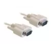 Serial Cable DeLOCK RS-232 1m Beige DB-9