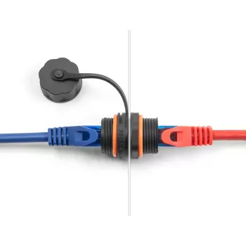 Network Cable DeLOCK 88145 RJ45 to RJ45 Cat.6A Black
