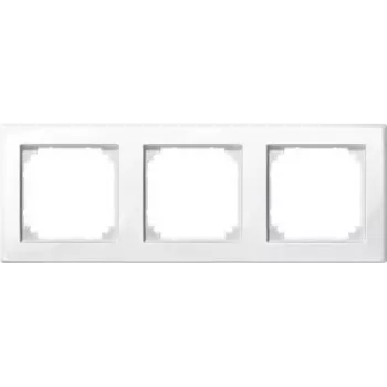 Wall plate / switch cover Merten 478319, white, single-gang, compatible with Merten systems