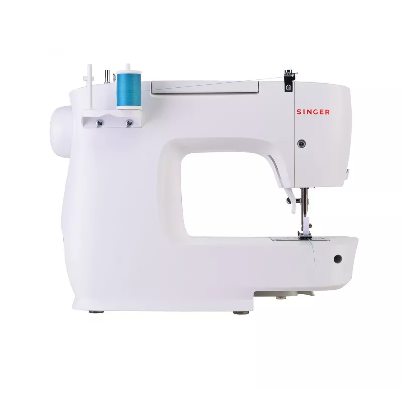 Semi-automatic sewing machine SINGER M2105 — 8 stitch patterns, 4-step buttonhole, free arm, electric, white