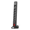 Surge Protector ACAR W2436 Black 6 AC Outlet 230V 1.5m