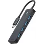 Rapoo USB-C Hub, USB-C auf USB-A, Grey (00217695)