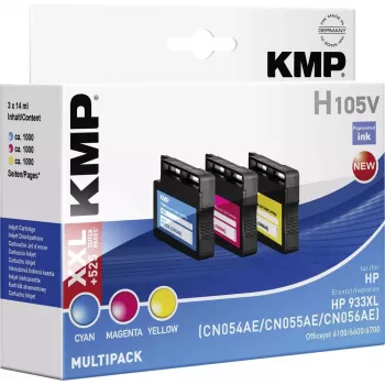 Edding Ink replaces HP 932XL, 933XL compatible Combination-Pack Black, Cyan, Magenta, Yellow EDD-426 18-426 (18-426)