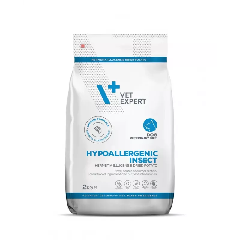 VETEXPERT Veterinary Diet Hypoallergenic Insect dry dog food 2 kg