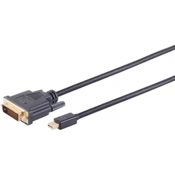 Mini DisplayPort to DVI-D cable ShiverPeaks BS10-55045, male–male, 3 m
