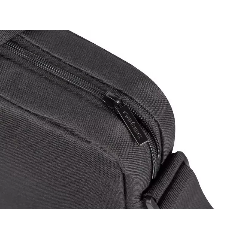 Briefcase NATEC Wallaroo 39.6 cm (15.6 inch) — Polyester laptop briefcase, fits 15.6 inch screens, black