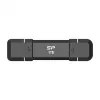 USB flash drive Silicon Power DS72 1 TB, USB 3.2 Gen 2 Type-A / Type-C, aluminium-rubber casing, black