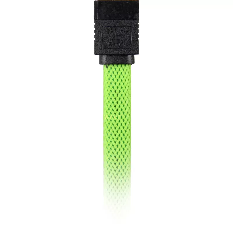 SATA Cable Sharkoon SATA 3 0.45m 7-pin Black Green