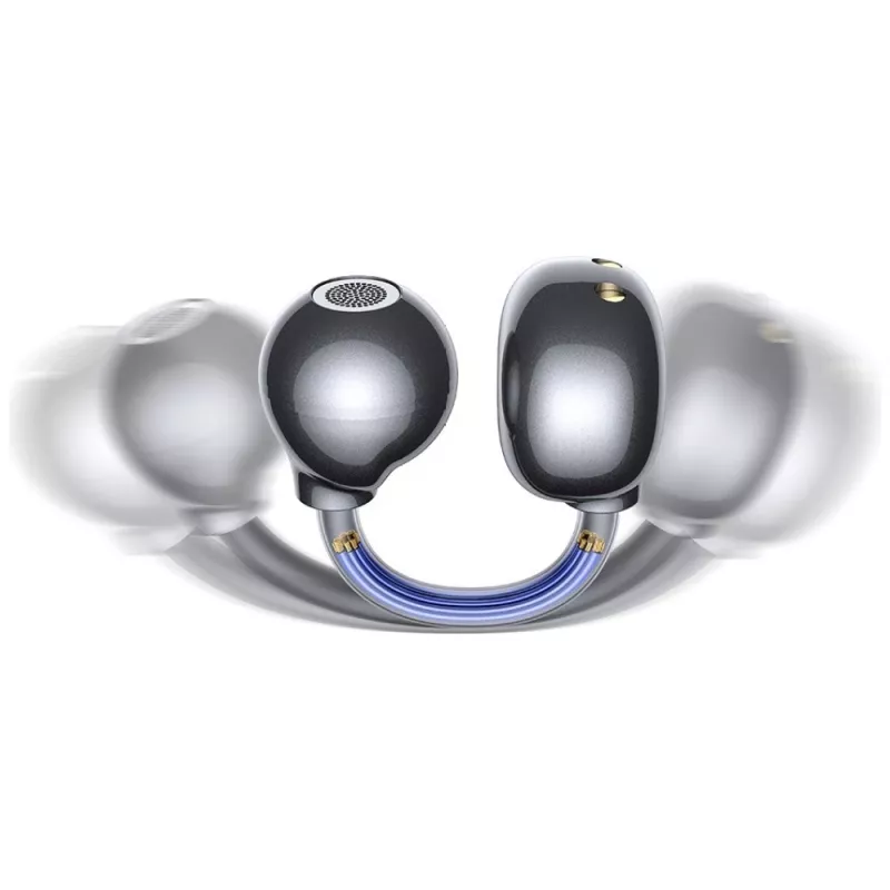 Bluetooth headphones R02 Clip-on grey