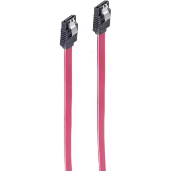 SATA cable ShiverPeaks BS78241-0.5 0.5m Male/Male Black Red