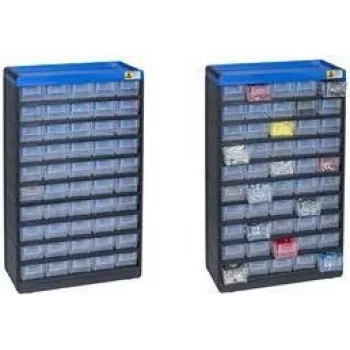 Storage box Allit VarioPlus 30.0 x 13.5 x 52.5 cm — plastic organiser container, stackable