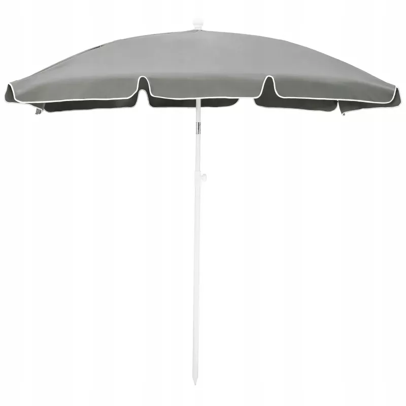 Folding garden umbrella Extralink Black Forest 2 m, grey