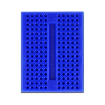 Breadboard DELOCK 18322, plastic prototype board, blue, 36×46×10 mm