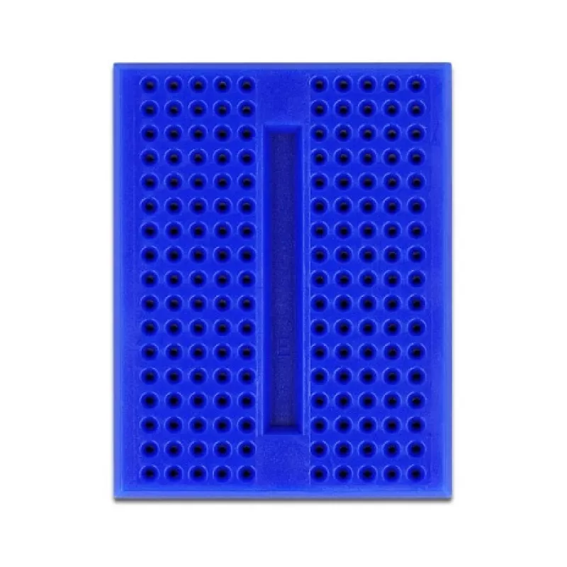 Breadboard DELOCK 18322, plastic prototype board, blue, 36×46×10 mm