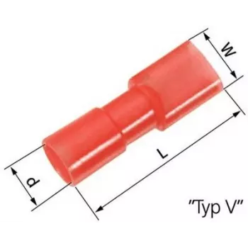 Lapp L-RA 49 V - L-RA 49 V - Red - Female - straight - Brass - polyamide - Brass (61794953)