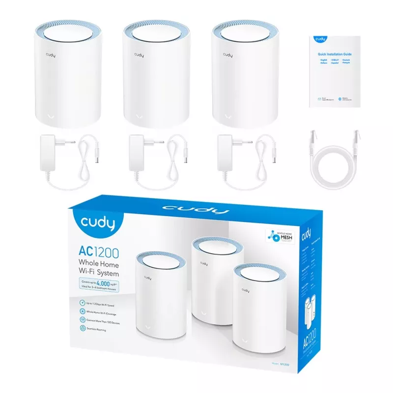 Mesh system Cudy M1200 3-PACK