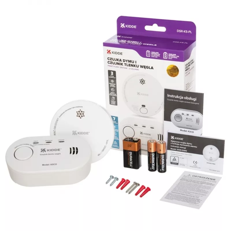 Carbon Monoxide Sensor K5CO + smoke detector 2030-DSR3 KIDDE