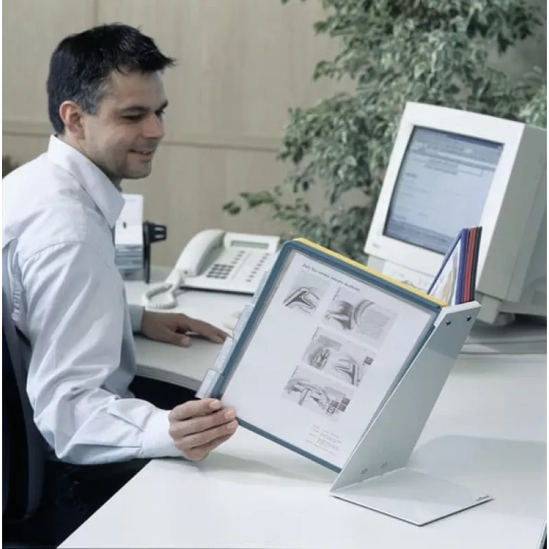 Document display carousel Desk Portrait A4 Durable VARIO