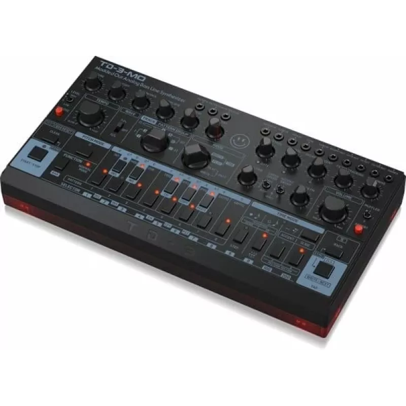 Analog Monophonic Bass Synthesizer Behringer TD-3-MO-BK — 303-style, monophonic analogue bass synth, black