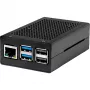 Joy-IT RB-AlucaseP5-01B SBC-Enclosure Raspberry Pi Aluminium Black (RB-AlucaseP5-01B)