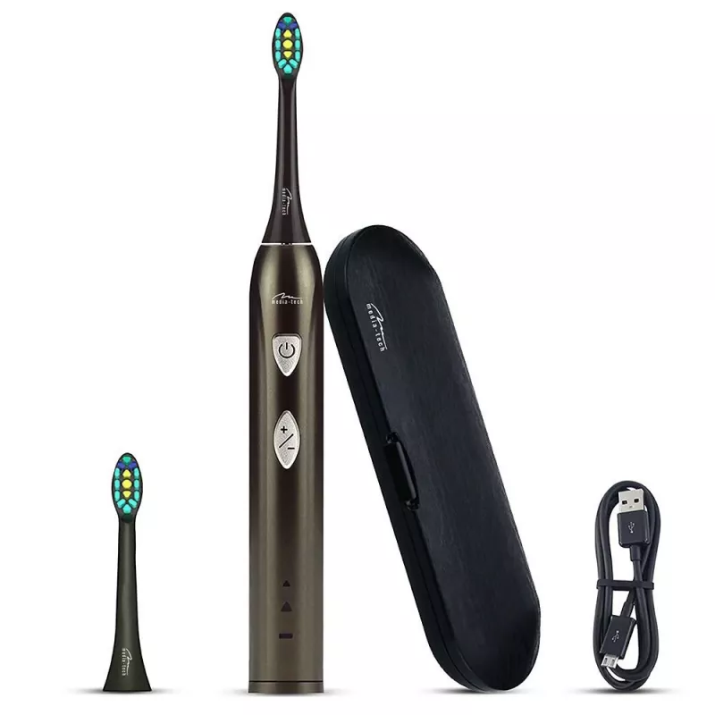 Toothbrush Media-Tech SONIC WAVECLEAN Adult Brown