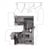 Overlock sewing machine SINGER 14HD854 Heavy Duty Electric 120W Grey
