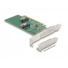 DeLOCK PCI Express 4.0 x16 Card to 4 x SFF-8639 NVMe - Bifurcation - Low Profile Form Factor