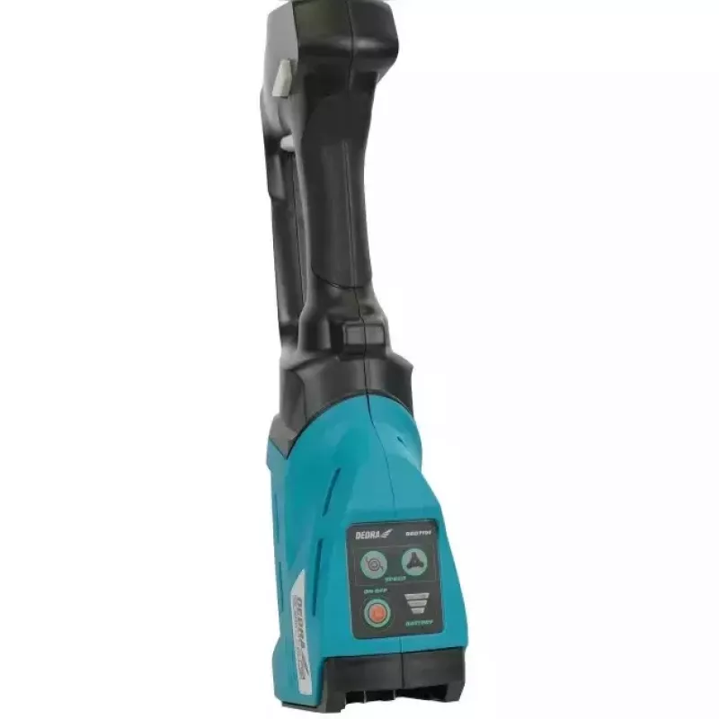 Cordless brush cutter Dedra DED7191 — battery-powered grass trimmer, handheld garden tool