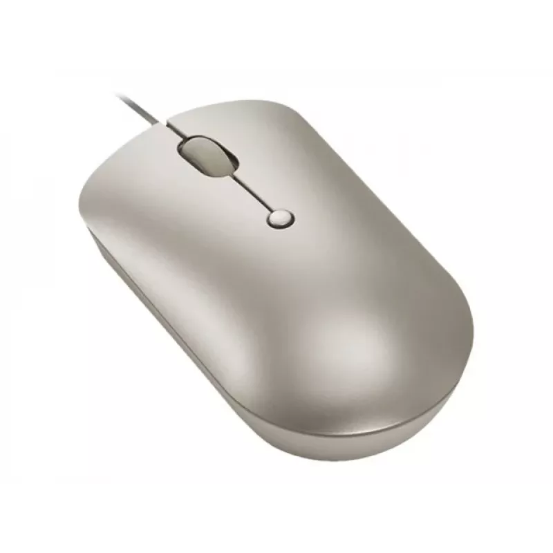 Wired office mouse Lenovo 540 Ambidextrous USB Type-C Optical 2400 DPI Sand
