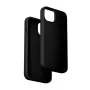 Silicone case Vention KUFB0-20 for iPhone 15 Plus — black, slim protective cover