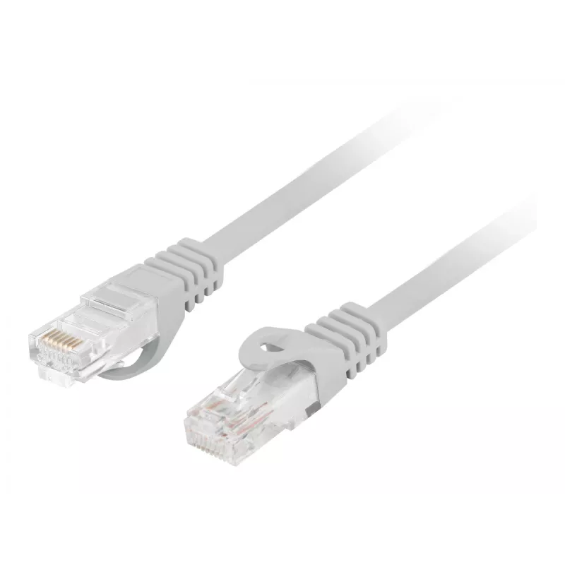 Networking cable LANBERG PCU6-10CU-1000-S Cat6 U/UTP RJ-45 straight-through 10 m Grey