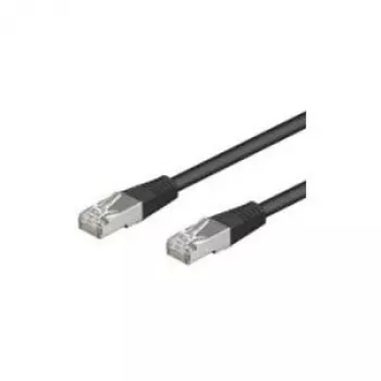Wentronic Goobay CAT 5e Patch Cable, F/UTP, Black, 30 m - CCA Copper Mix (68661)