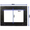 Bezel for ALLNET tablet ALLTCover10NWv1 — white, 309 × 228 mm, 280 g
