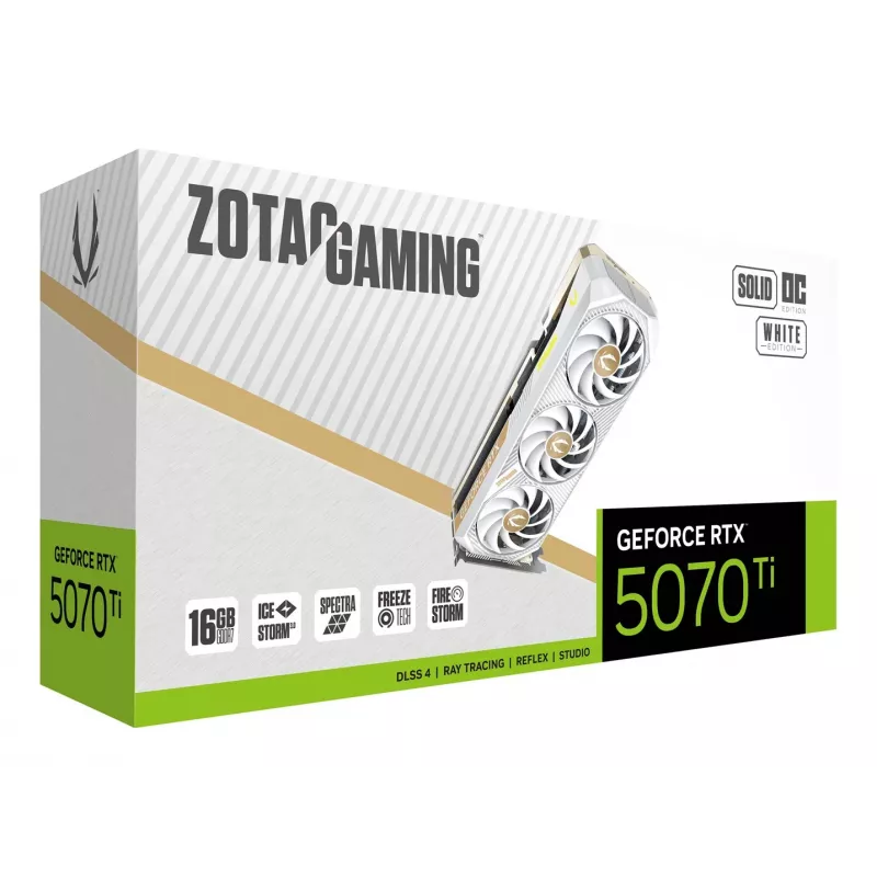 ZOTAC GAMING GeForce RTX 5070 Ti SOLID CORE OC 16GB GDDR7 Graphics Card