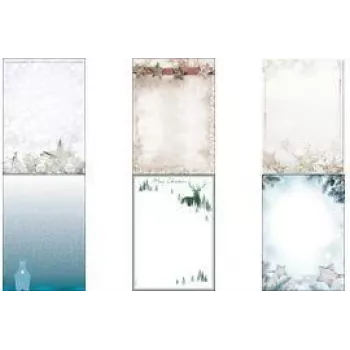 Paper, sigel DP633 A4 Christmas design, 90 g/m², 25 sheets