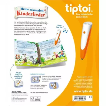 tiptoi My Most Beautiful Children Songs, Learning Book
