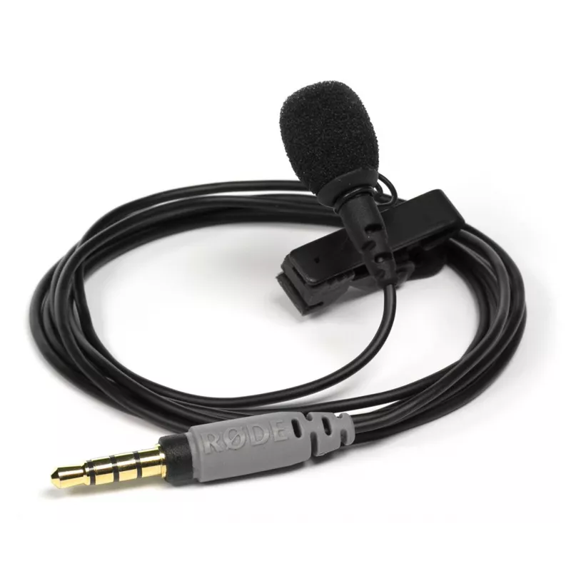 Lavalier microphone RØDE smartLav+ — wired omnidirectional 3.5 mm, 20–20,000 Hz, -35 dB sensitivity, 2 pcs, carrying case