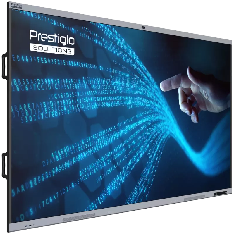 Interactive Multiboard 86 inch Prestigio Solutions Multiboard 86'' Light+ Gen 2, Android 13, 16/128GB, AI Camera